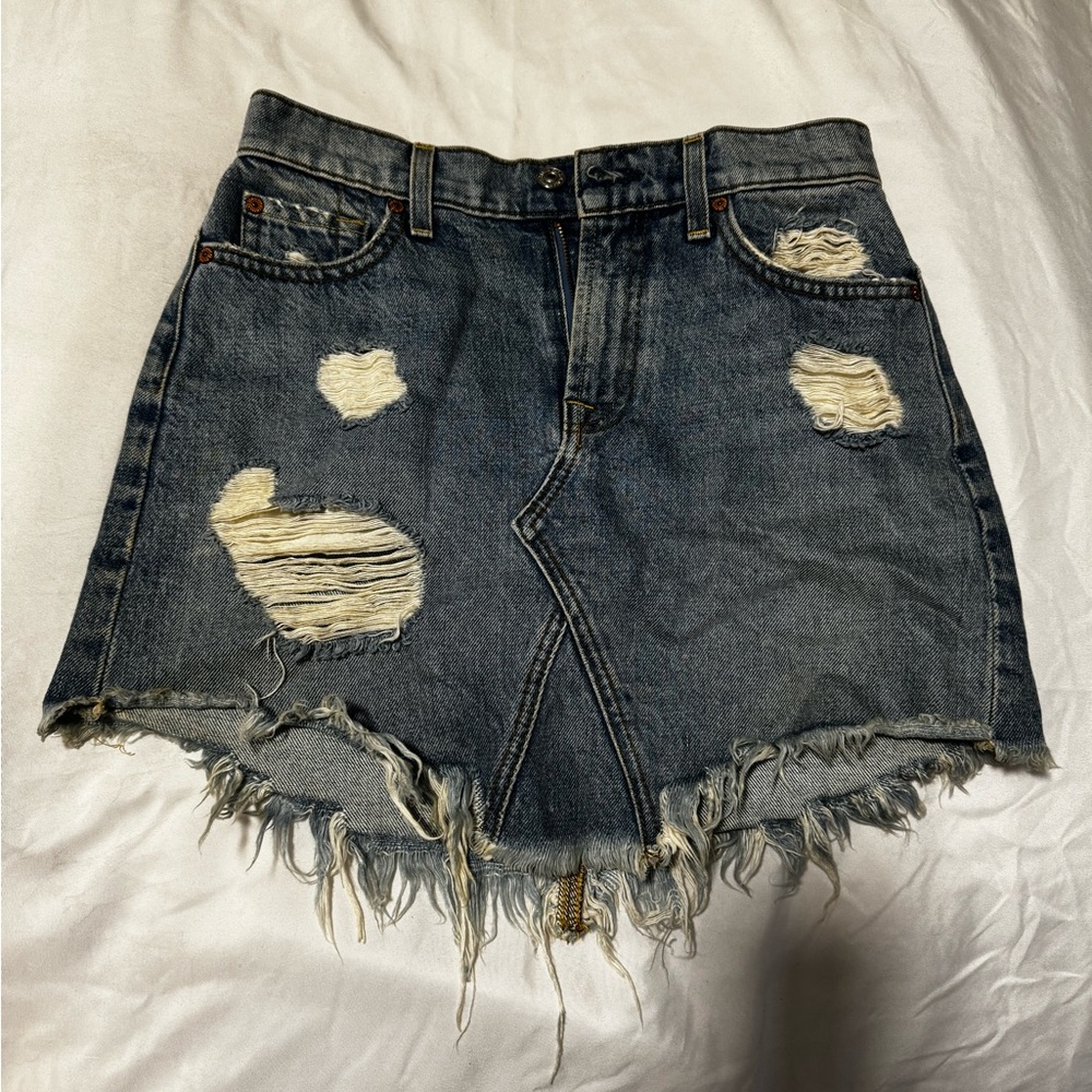 7 for all Mankind Jean Skirt size 24